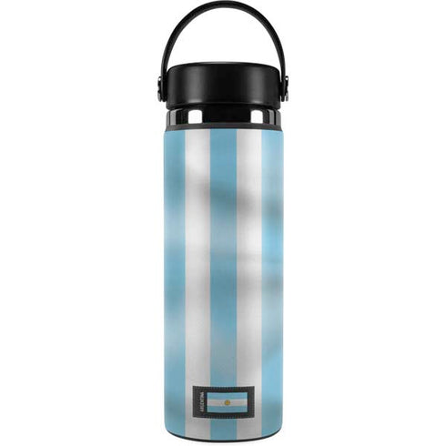Argentina Soccer Flag Hydro Flask 20oz Wide Mouth Skin