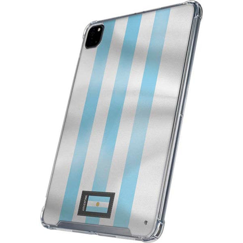 Argentina Soccer Flag iPad Pro 12.9in (2020) Clear Case