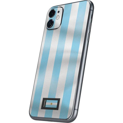 Argentina Soccer Flag iPhone 11 Skin