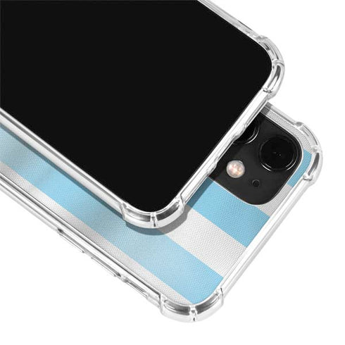 Argentina Soccer Flag iPhone 12 Clear Case