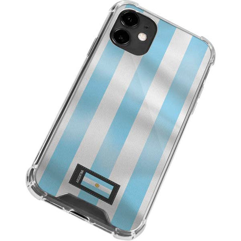 Argentina Soccer Flag iPhone 12 Clear Case