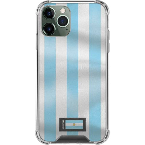Argentina Soccer Flag iPhone 12 Pro Clear Case