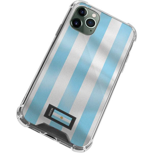 Argentina Soccer Flag iPhone 12 Pro Clear Case