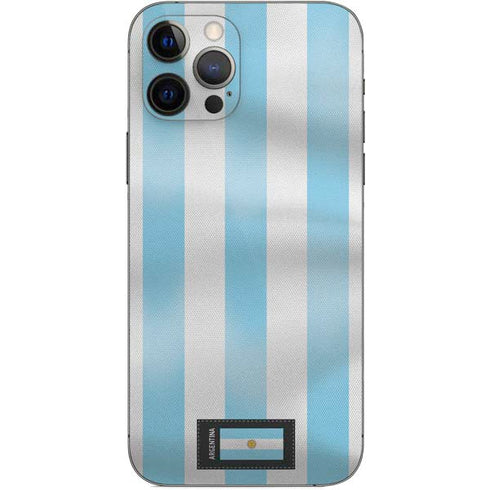 Argentina Soccer Flag iPhone 12 Pro Skin