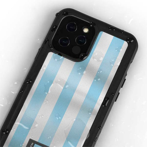 Argentina Soccer Flag iPhone 12 Pro Waterproof Case