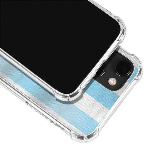 Argentina Soccer Flag iPhone 14 Plus Clear Case