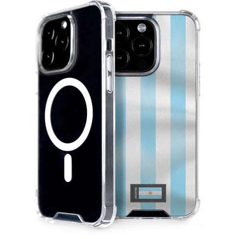 Argentina Soccer Flag iPhone 15 Pro MagSafe Case