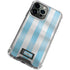 Argentina Soccer Flag iPhone 15 Pro Max Clear Case
