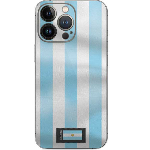 Argentina Soccer Flag iPhone 14 Pro Skin