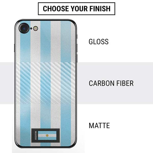 Argentina Soccer Flag iPhone SE (2nd & 3rd Gen) Skin