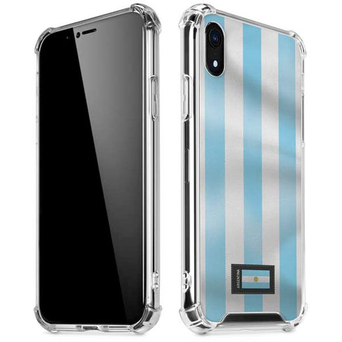 Argentina Soccer Flag iPhone XR Clear Case