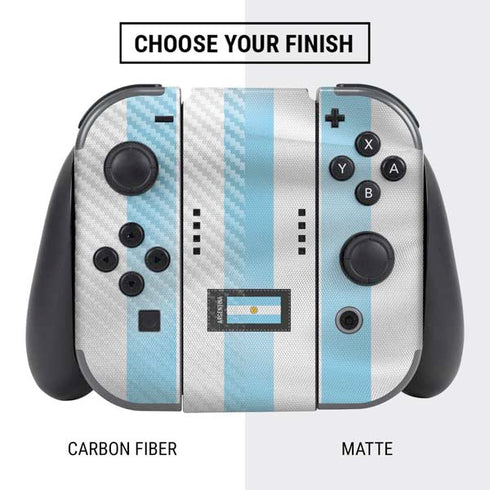Argentina Soccer Flag Nintendo Switch Bundle Skin