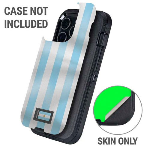 Argentina Soccer Flag Otterbox Defender iPhone Skin