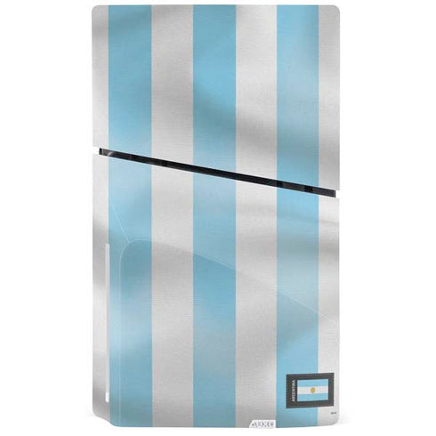 Argentina Soccer Flag PS5 Slim Disk Bundle Skin