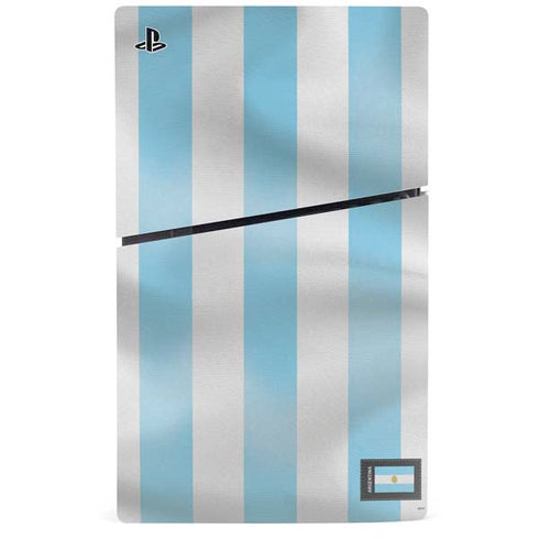 Argentina Soccer Flag PS5 Slim Digital Edition Bundle Skin