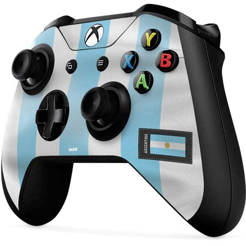 Argentina Soccer Flag Xbox One X Controller Skin