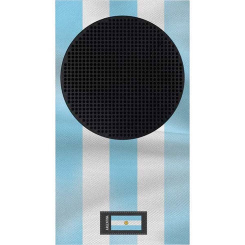 Argentina Soccer Flag Xbox Series S Console Skin