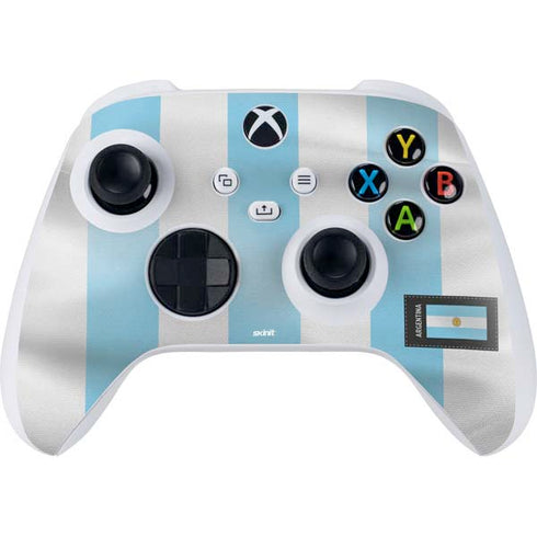 Argentina Soccer Flag Xbox Series S Controller Skin