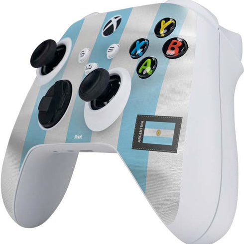 Argentina Soccer Flag Xbox Series S Controller Skin