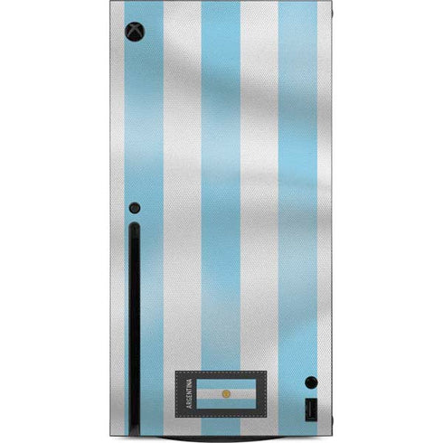 Argentina Soccer Flag Xbox Series X Console Skin