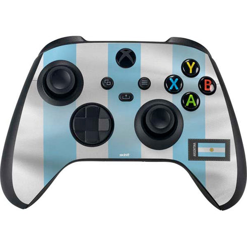 Argentina Soccer Flag Xbox Series X Controller Skin