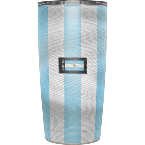 Argentina Soccer Flag Yeti 20oz Tumbler Skin