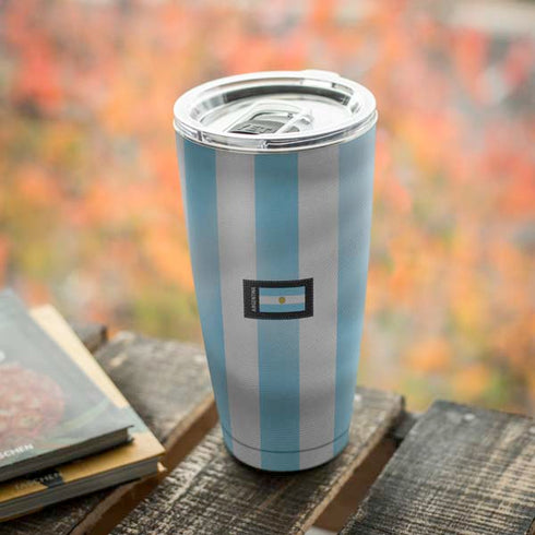 Argentina Soccer Flag Yeti 20oz Tumbler Skin