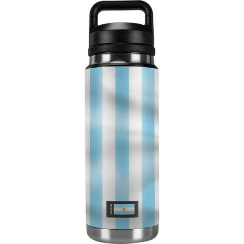 Argentina Soccer Flag YETI Rambler 26oz Bottle Skin