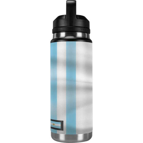 Argentina Soccer Flag YETI Rambler 26oz Bottle Skin