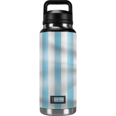 Argentina Soccer Flag YETI Rambler 36oz Bottle Skin