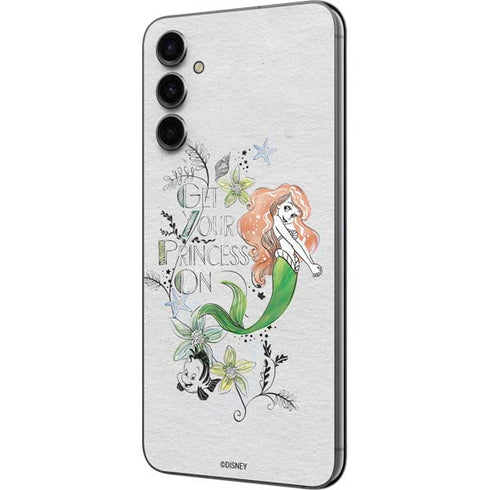 Disney The Little Mermaid Ariel and Flounder Art Galaxy A14 5G Skin