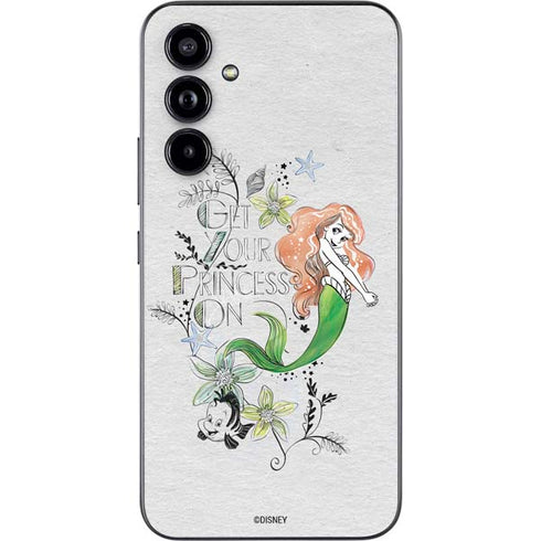 Disney The Little Mermaid Ariel and Flounder Art Galaxy A54 5G Skin