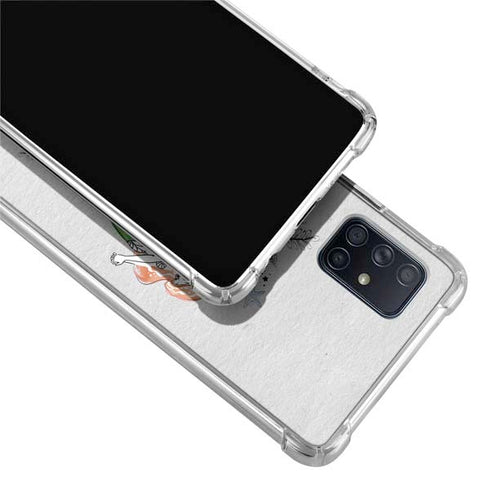 Disney The Little Mermaid Ariel and Flounder Art Galaxy A71 5G Clear Case