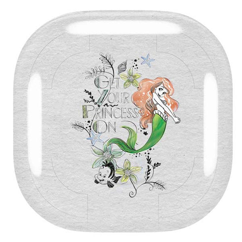 Disney The Little Mermaid Ariel and Flounder Art Galaxy Buds Pro Skin