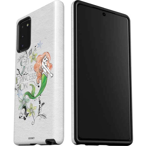 Disney The Little Mermaid Ariel and Flounder Art Galaxy Note20 5G Pro Case