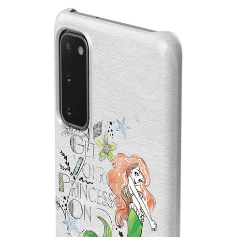 Disney The Little Mermaid Ariel and Flounder Art Galaxy S20 Lite Case