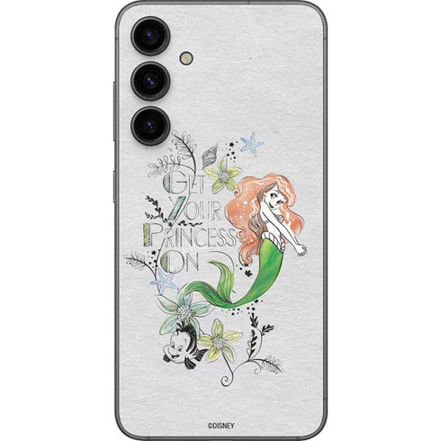 Disney The Little Mermaid Ariel and Flounder Art Galaxy S23 FE Skin