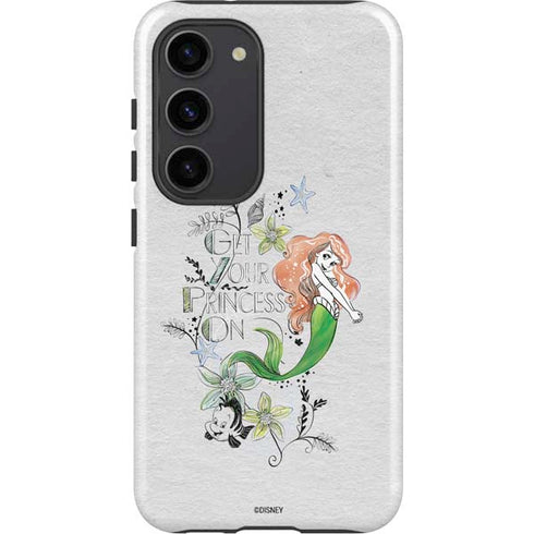 Disney The Little Mermaid Ariel and Flounder Art Galaxy S23 Pro Case