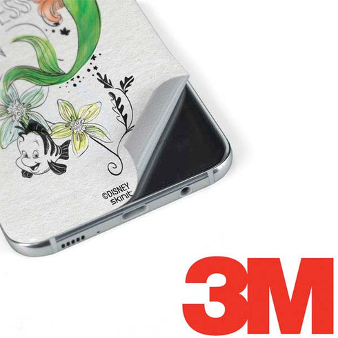 Disney The Little Mermaid Ariel and Flounder Art Galaxy S8 Skin