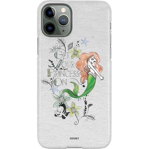 Disney The Little Mermaid Ariel and Flounder Art iPhone 11 Pro Lite Case