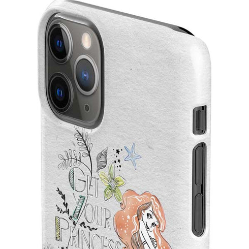 Disney The Little Mermaid Ariel and Flounder Art iPhone 11 Pro Lite Case