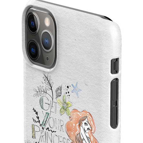 Disney The Little Mermaid Ariel and Flounder Art iPhone 11 Pro Max Lite Case
