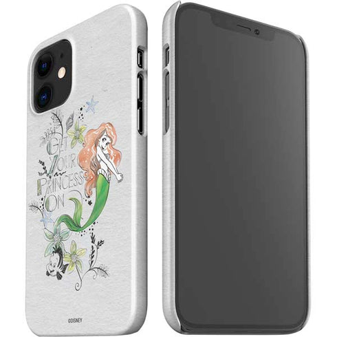 Disney The Little Mermaid Ariel and Flounder Art iPhone 12 Mini Lite Case