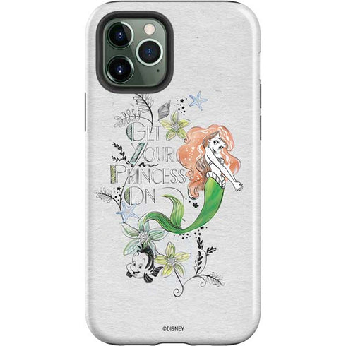 Disney The Little Mermaid Ariel and Flounder Art iPhone 12 Pro Max Impact Case