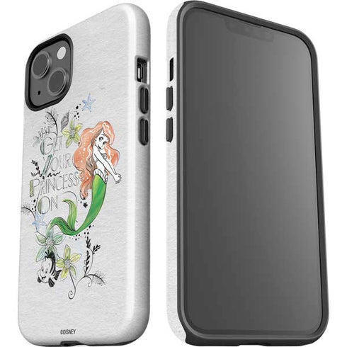 Disney The Little Mermaid Ariel and Flounder Art iPhone 13 Impact Case