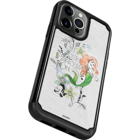 Disney The Little Mermaid Ariel and Flounder Art iPhone 13 Pro Cargo Case