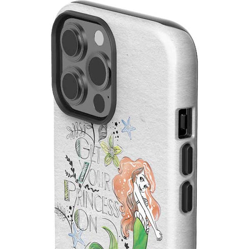 Disney The Little Mermaid Ariel and Flounder Art iPhone 13 Pro Max Impact Case
