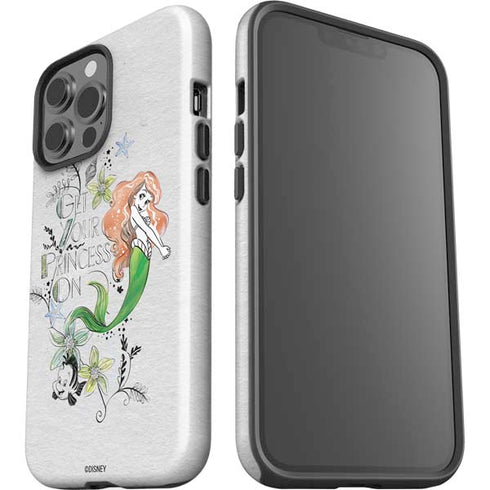 Disney The Little Mermaid Ariel and Flounder Art iPhone 13 Pro Max Impact Case