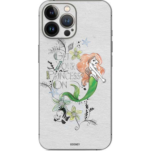 Disney The Little Mermaid Ariel and Flounder Art iPhone 13 Pro Max Skin