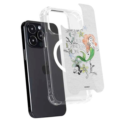Disney The Little Mermaid Ariel and Flounder Art iPhone 15 Pro MagSafe Case